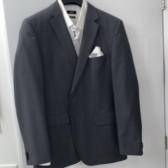 Hugo Boss Mens Mohair Suit Jacket Size 42R. EUC. - Picture 3 of 16